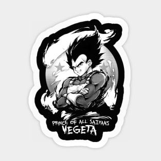 VEGETA "Prince of All Saiyans" Sticker